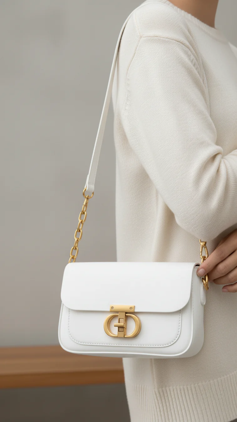 White Formal Pouch P36207