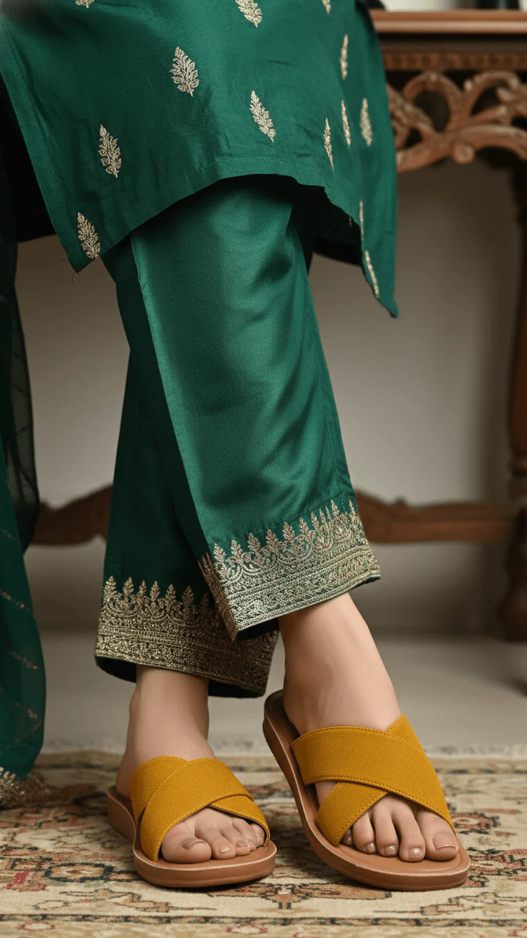 Yellow Casual Women Softy CL5605
