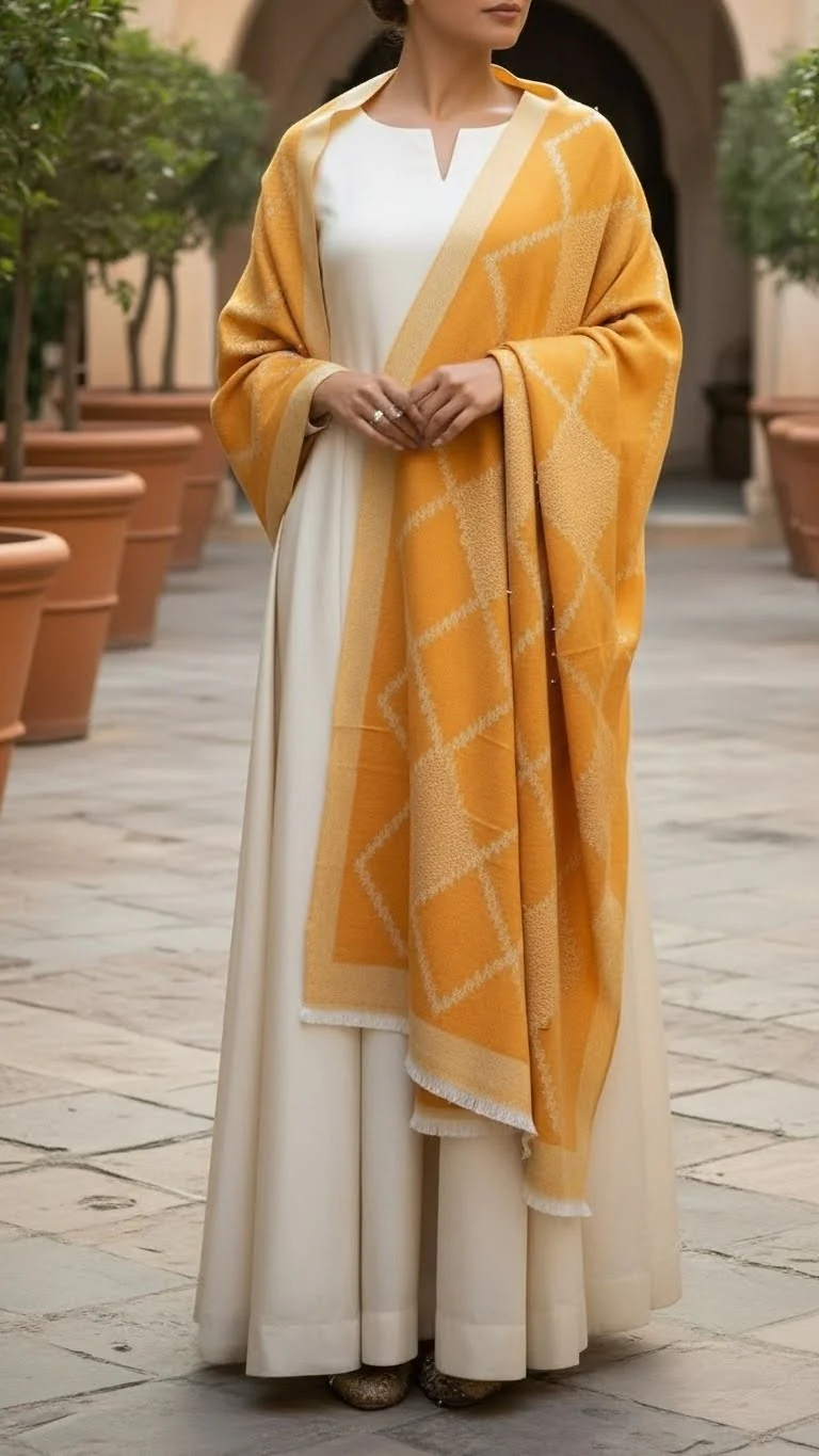 Yellow Winter Stole PN5075